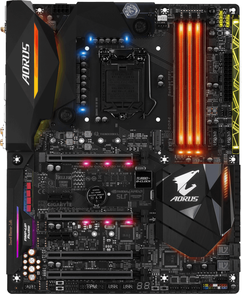 Gigabyte GA-Z270X-Gaming 8 - Motherboard Specifications On
